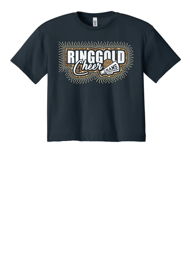 Cropped Ringgold Rhinestone Tee 1