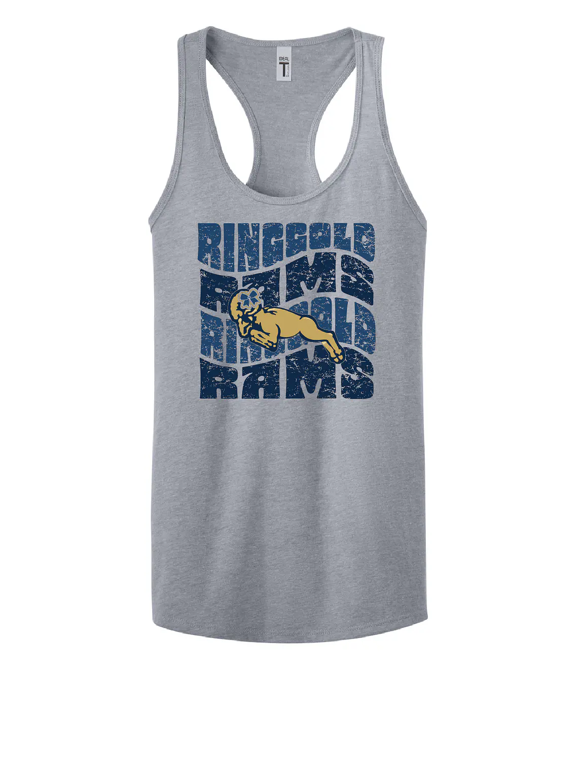 Retro Ringgold Cheer Racerback Tank 1