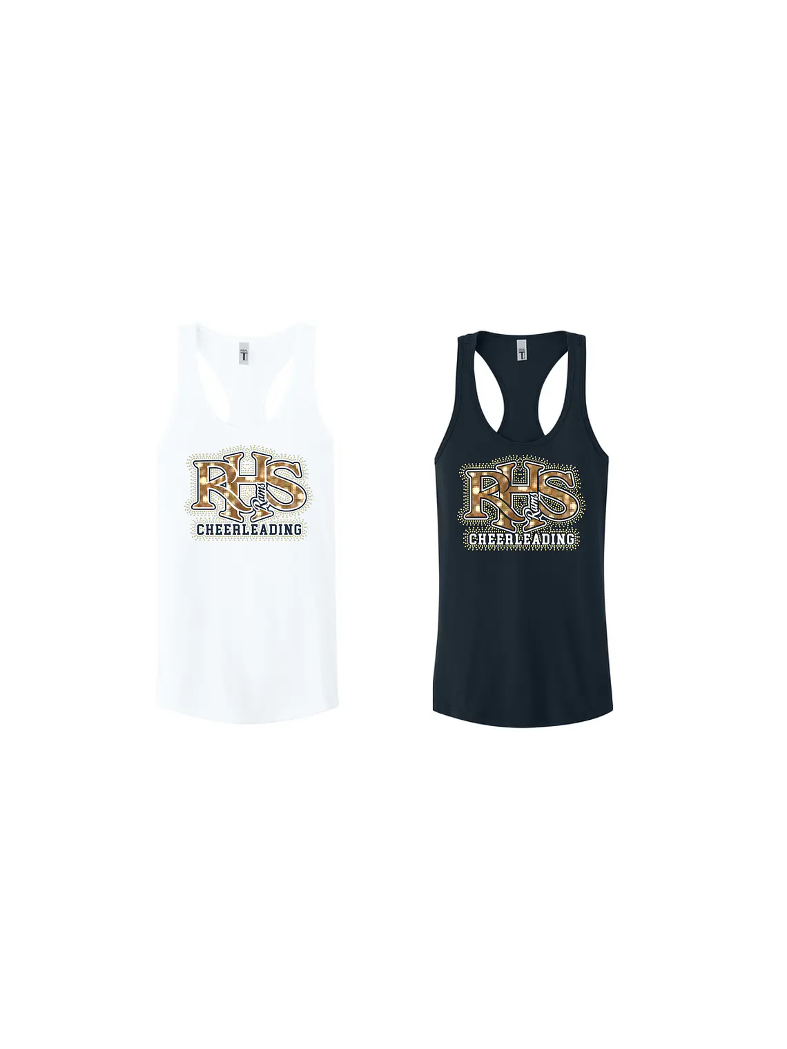 RHS Rhinestone Racerback Tank (2 Color Options) 1