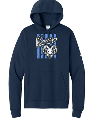 Nike Navy Mascot Hoodie (Adult Only)