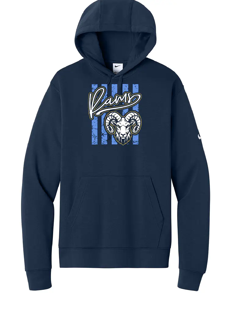 Nike Navy Mascot Hoodie (Adult Only) 1