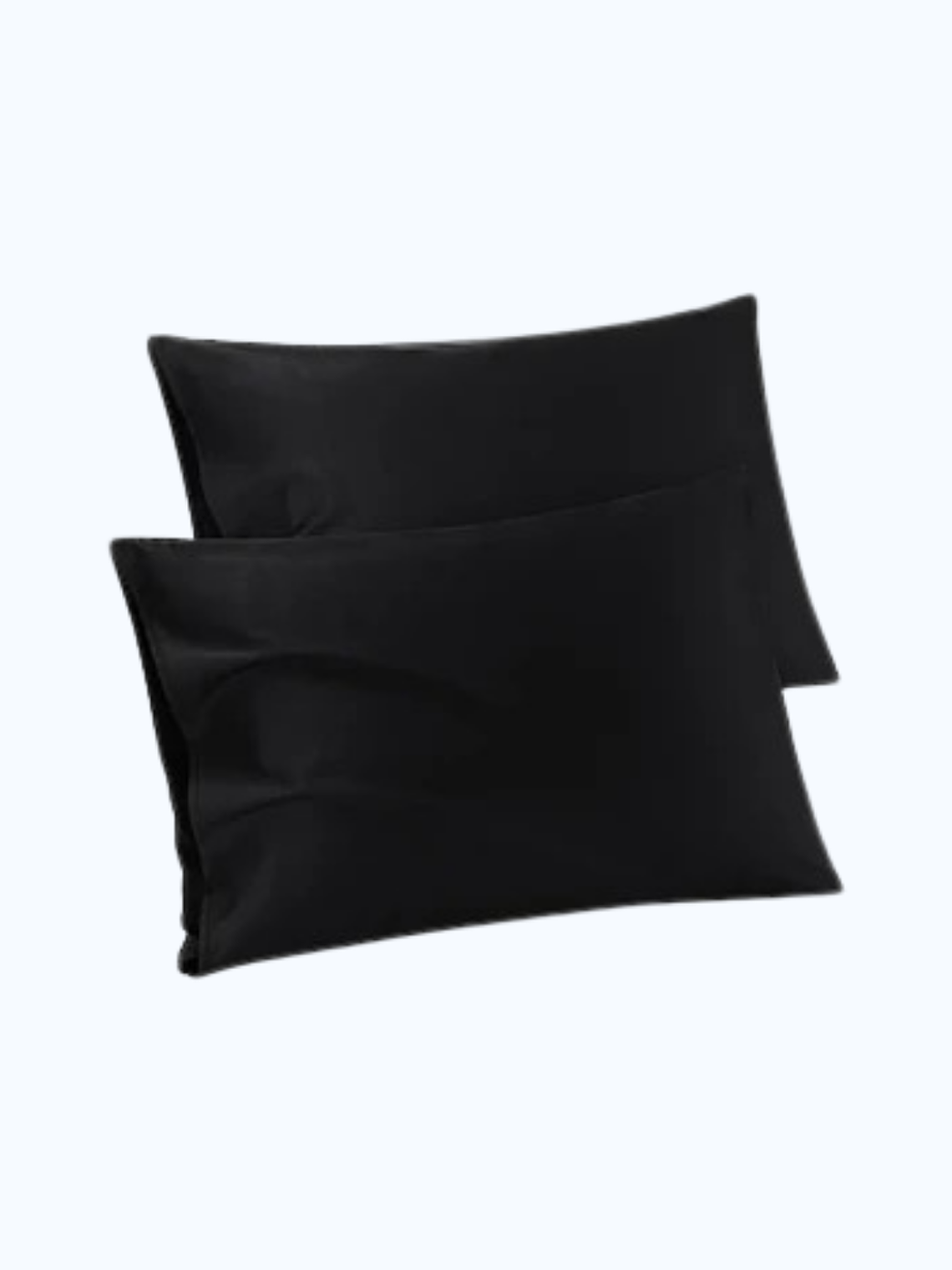 Pack de 2 Fundas De Almohadas Negras 50x70 1
