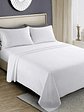 JUEGO DE SÁBANAS BLANCAS KING - Miniatura 1