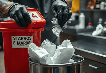 ¿Cómo desechar las agujas y residuos biológicos correctamente?