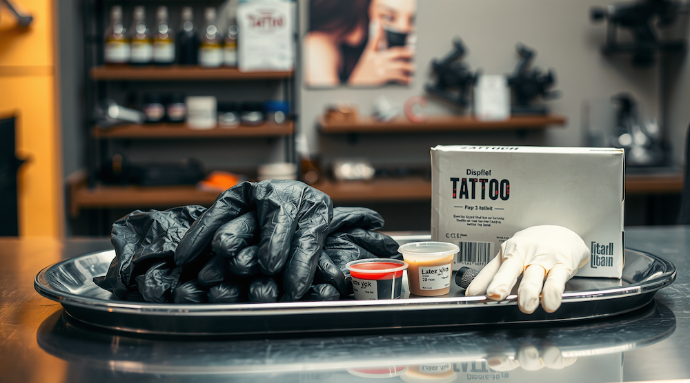 Cómo elegir los mejores guantes: nitrilo vs. látex en el tatuaje
