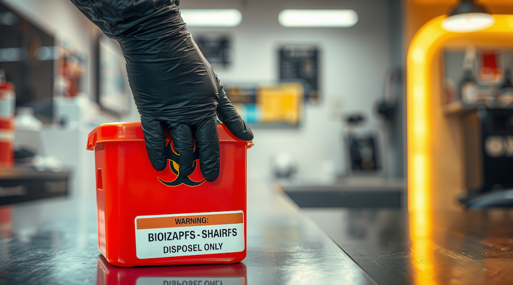 Guía de manejo de residuos peligrosos en el estudio de tatuajes