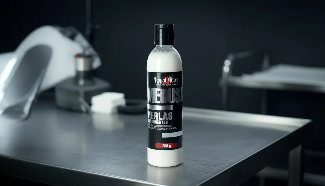 Cómo utilizar correctamente el solidificador Medusa para evitar derrames