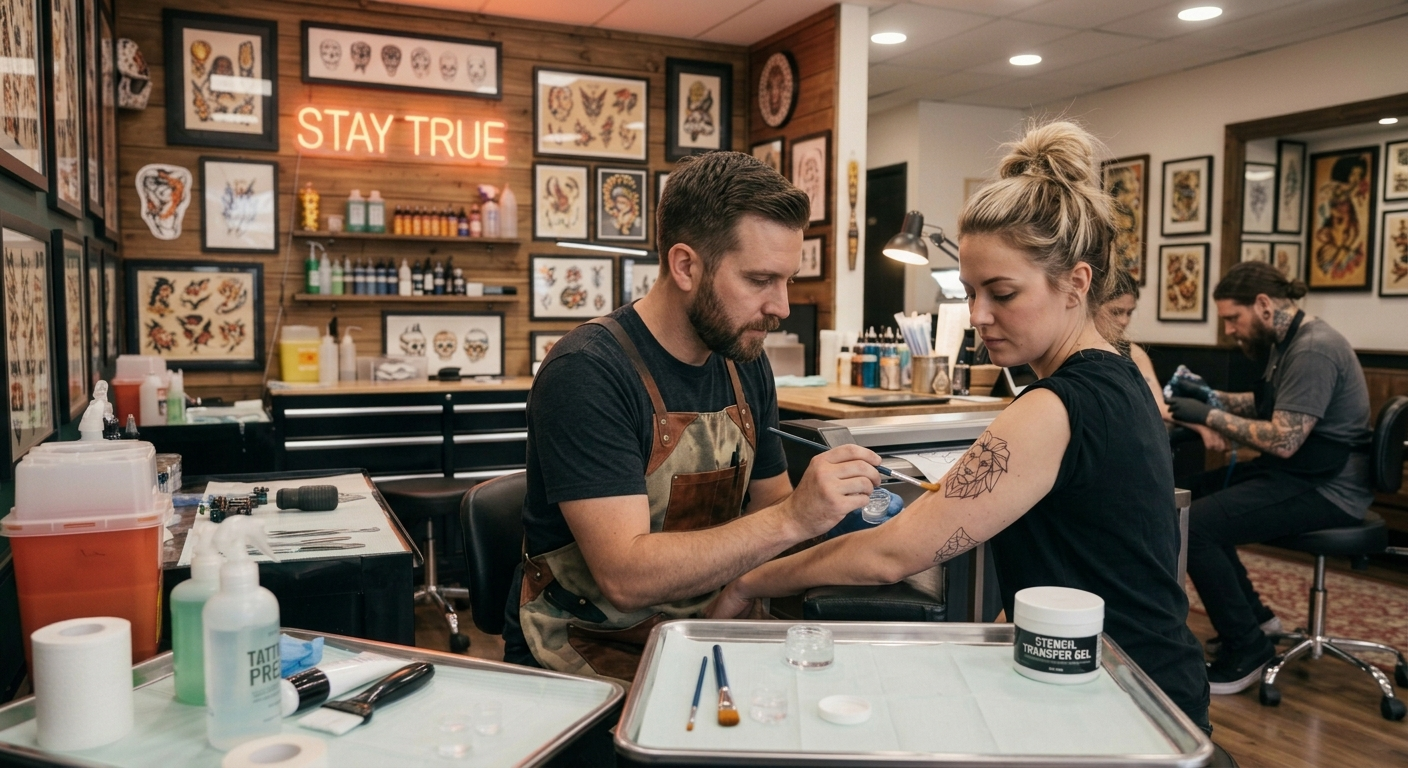 Cómo usar el corrector de stencil sin irritar la piel del cliente