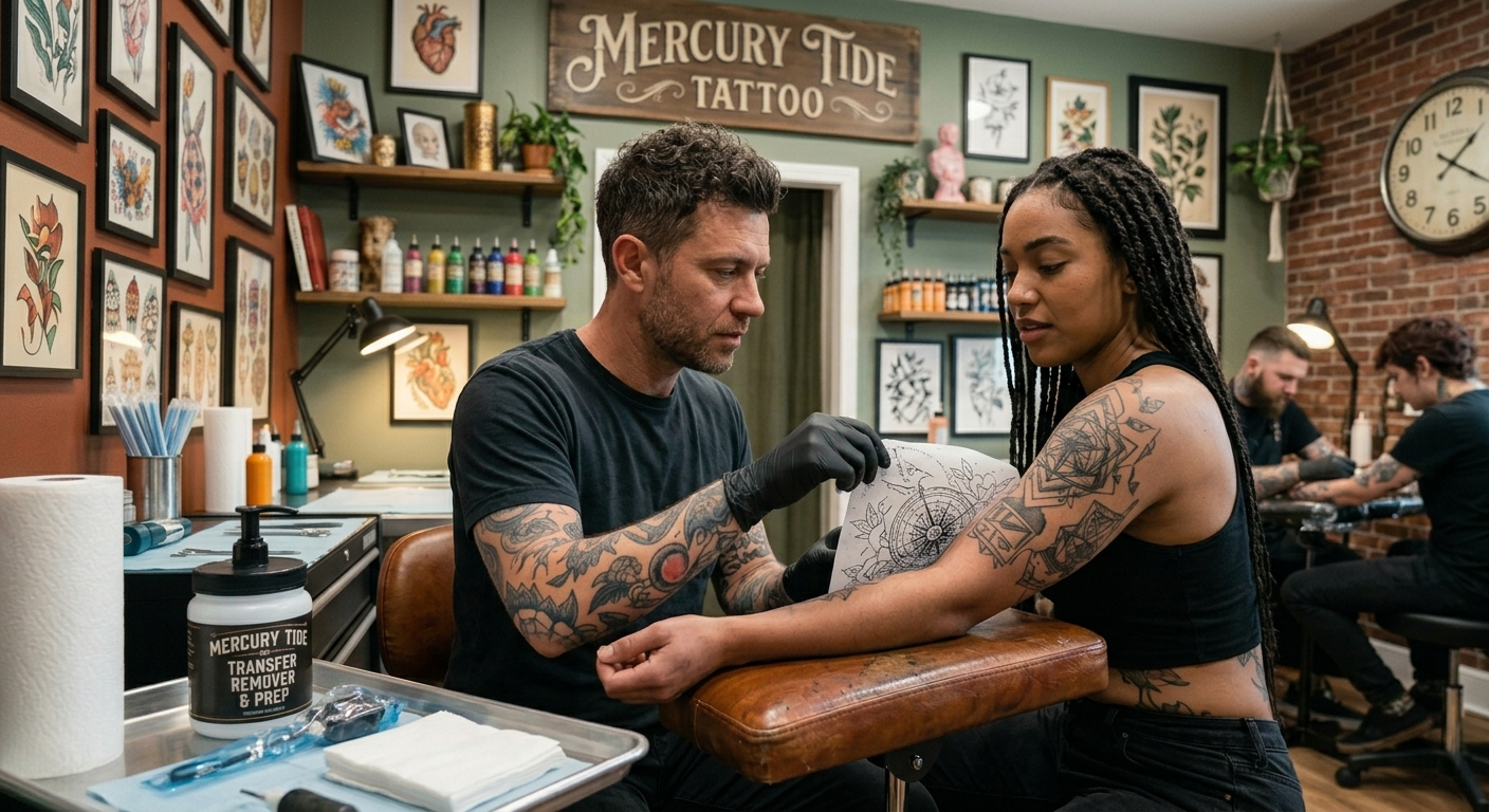 ¿Por qué el stencil no se pega bien en pieles grasas?