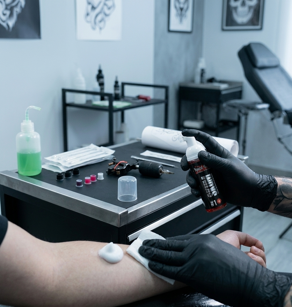 ¿Puedo usar jabón común para lavar mi tatuaje?