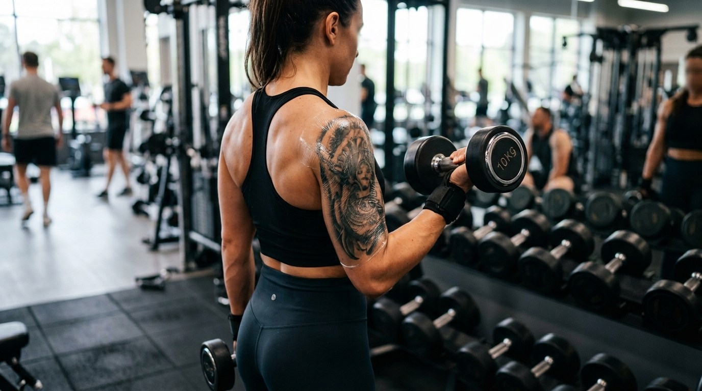 ¿Se puede entrenar en el gimnasio con un tatuaje recién hecho?