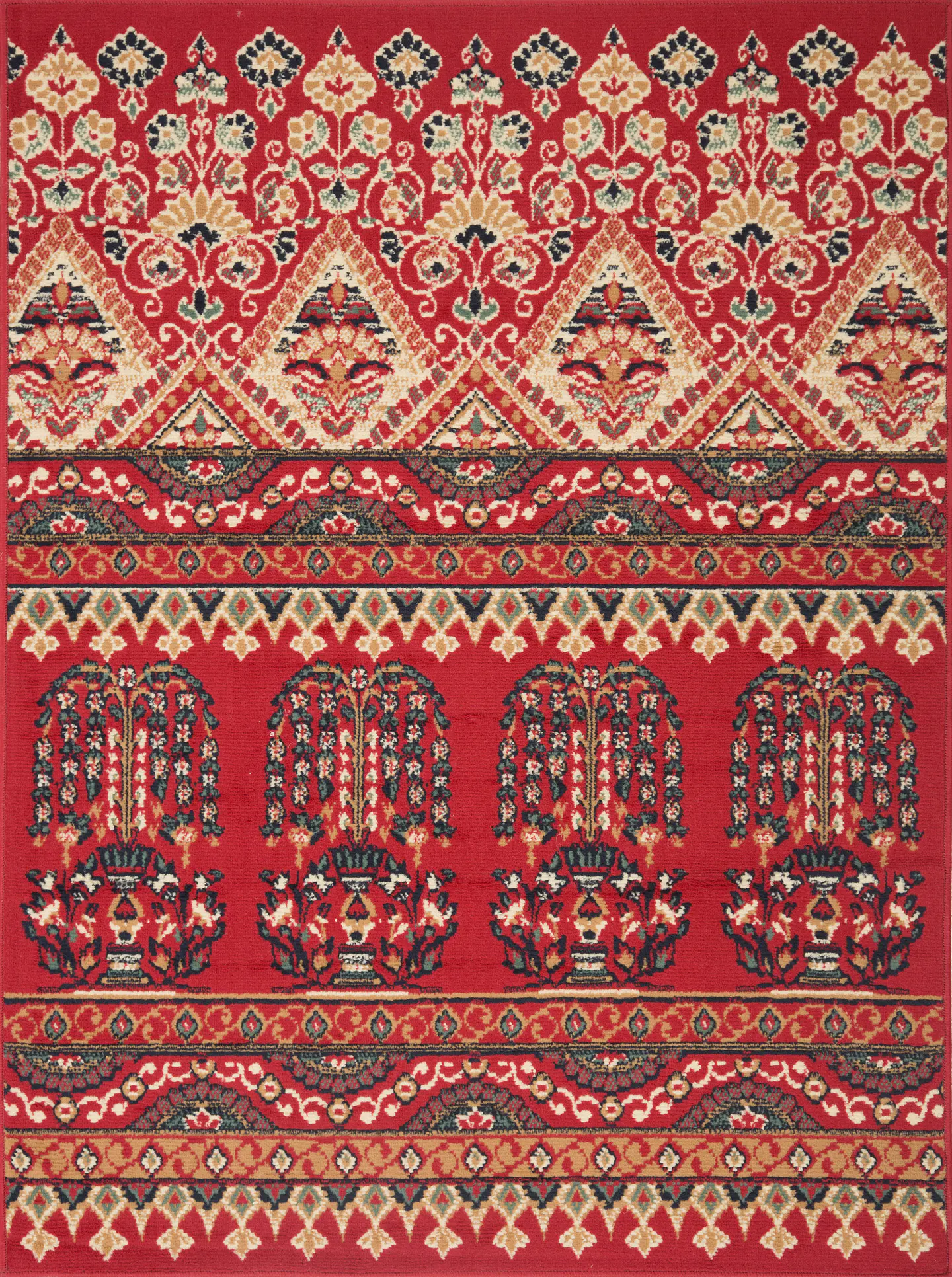 Alfombra Margarita Rojo 1