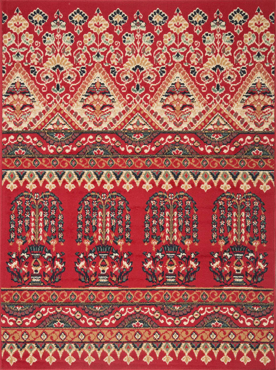 Alfombra Margarita Rojo 1