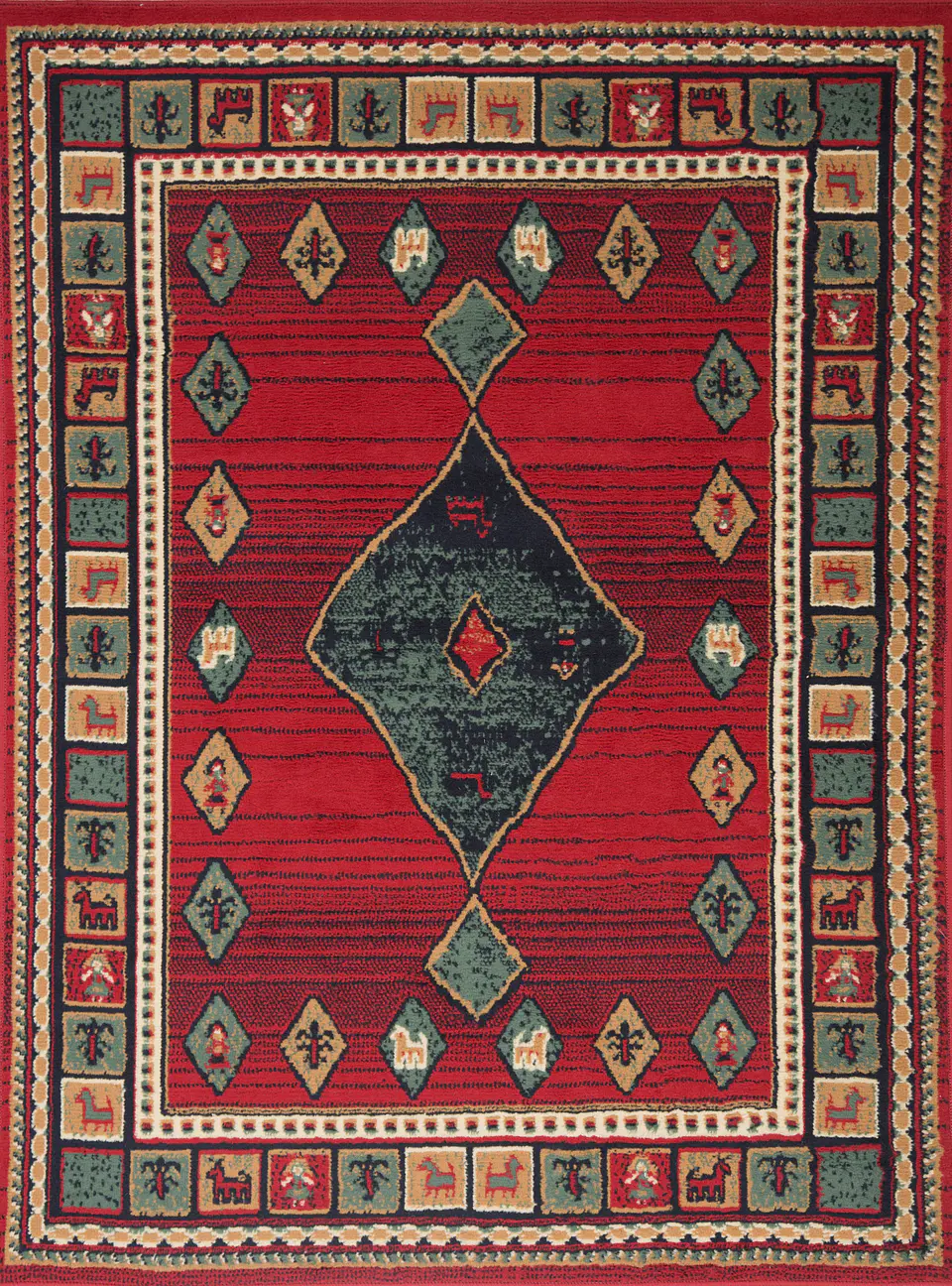 Alfombra Zinnia Rojo 1