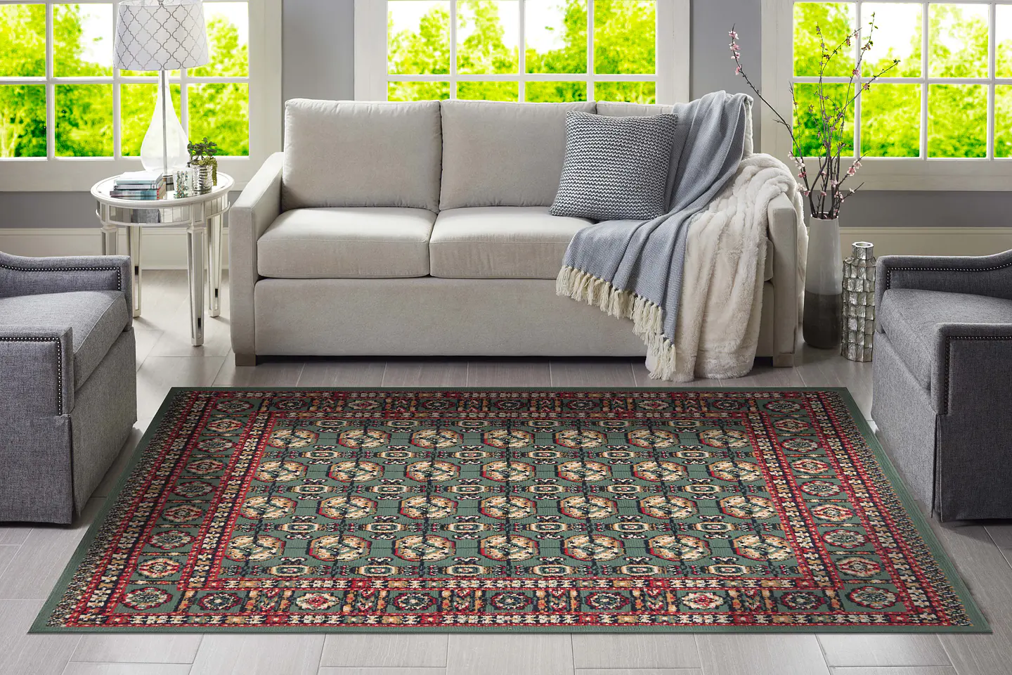Alfombra Dalia Verde 2