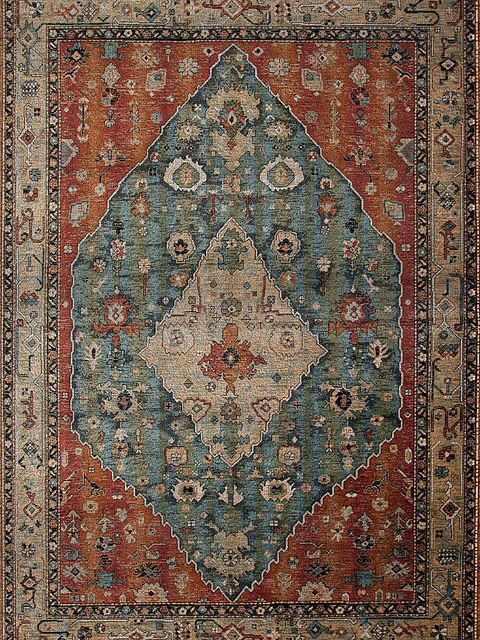 Alfombra Vintage Rust
