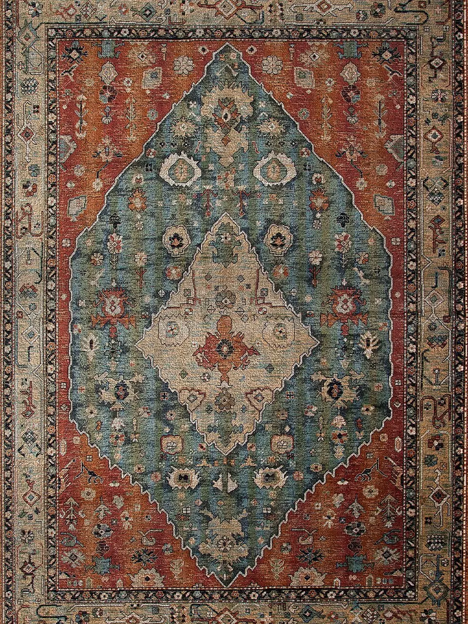 Alfombra Vintage Rust 1