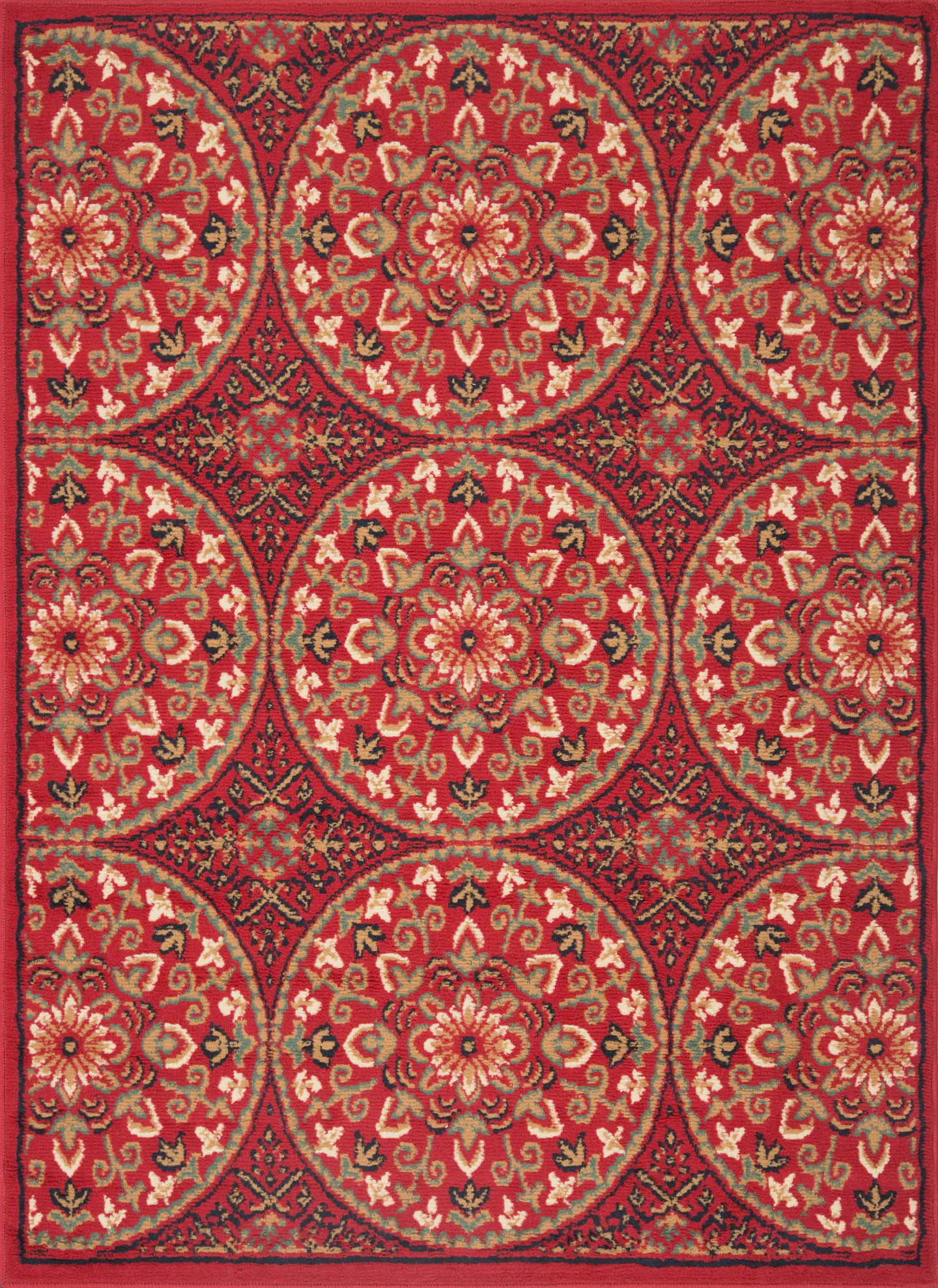 Alfombra Jazmin Rojo 1