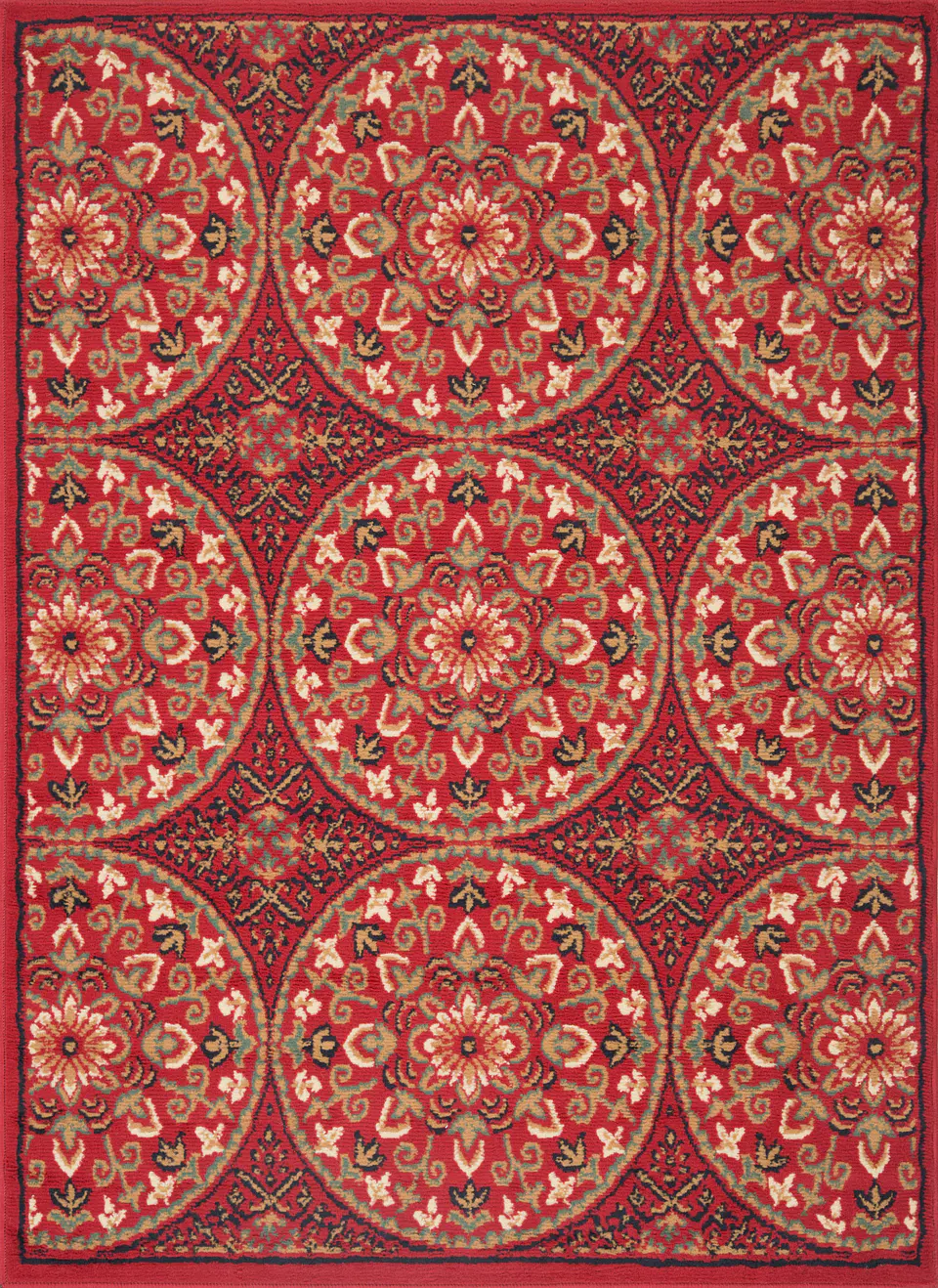 Alfombra Jazmin Rojo 1