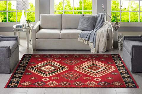 Alfombra Fresia Rojo