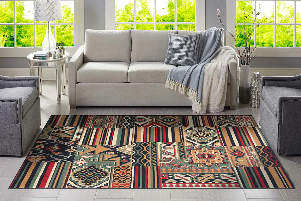 Alfombra Cosmos Verde 2