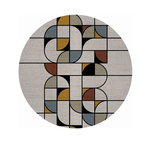 Alfombra Redonda Bauhaus