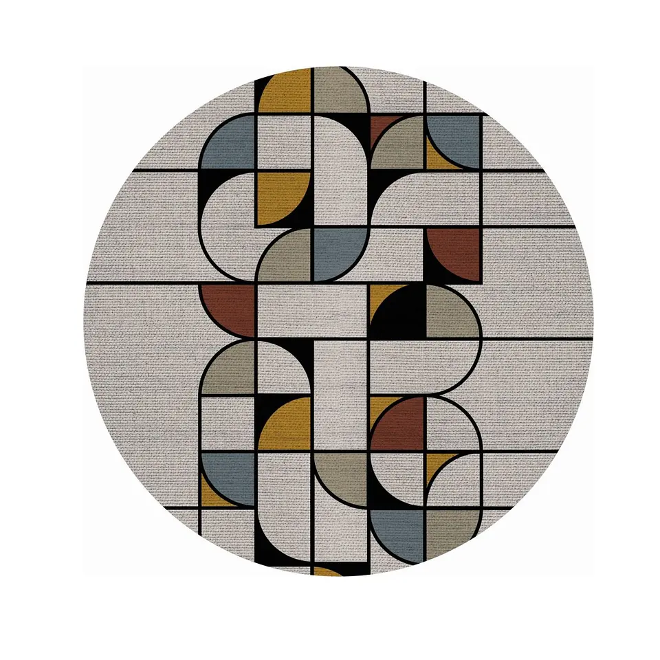 Alfombra Redonda Bauhaus 1