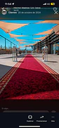 Pasillo Madras Rojo 133cm Ancho - Miniatura 1