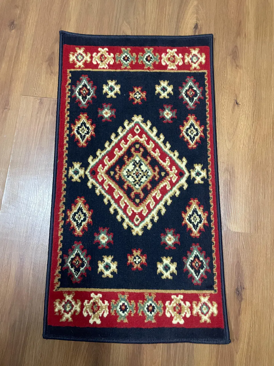 Bajada de cama Fresia Negro 1
