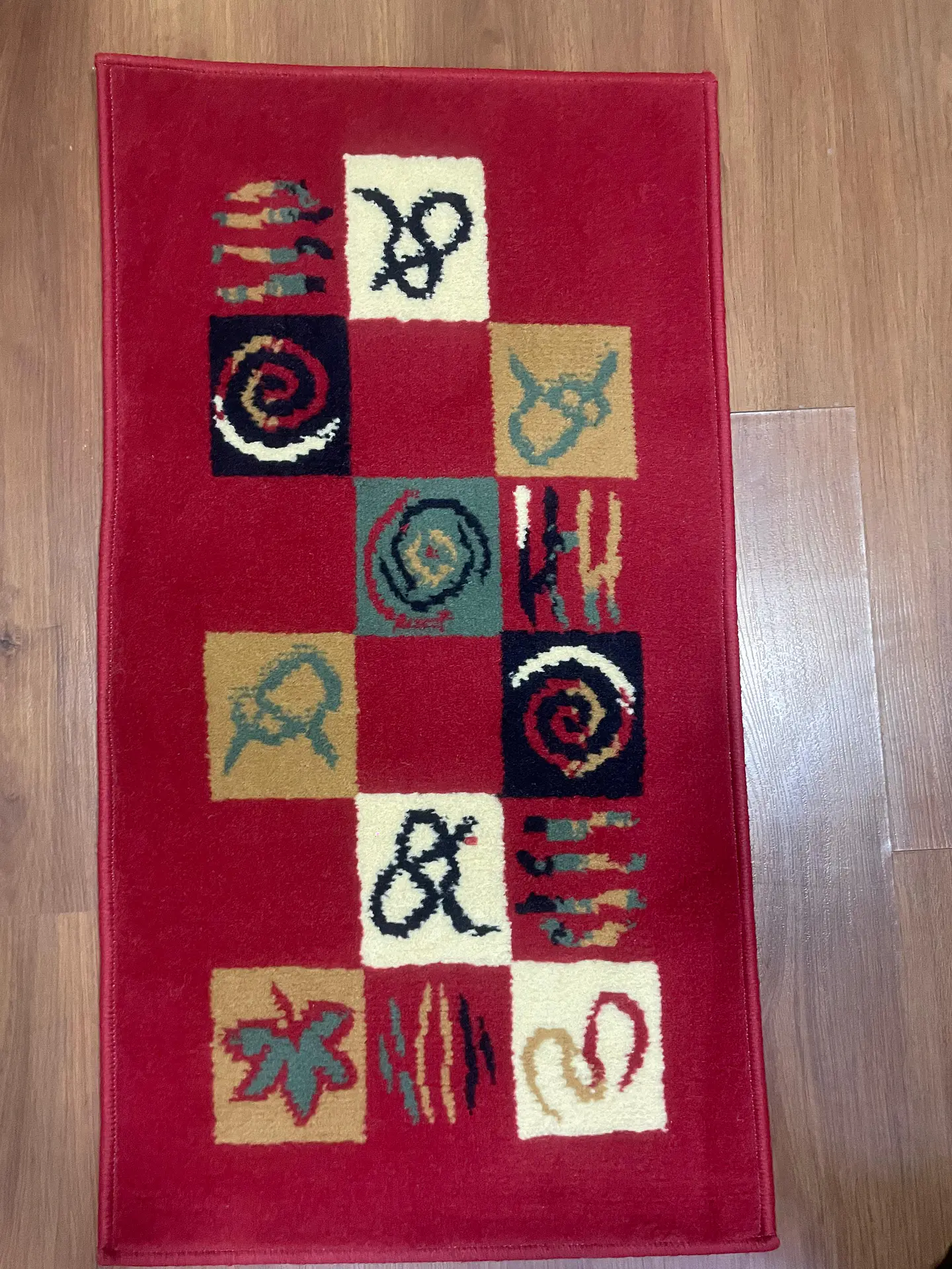 Bajada de cama Amapola Rojo 1