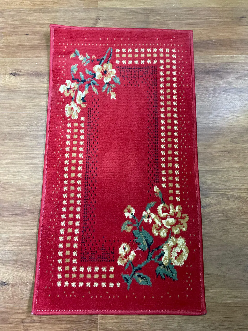 Bajada de cama Hortensia Rojo 1