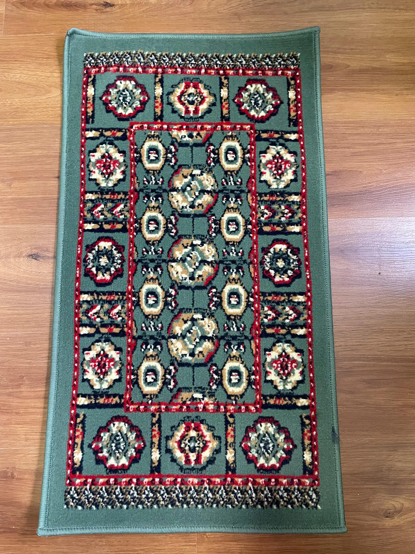 Bajada de cama Dalia Verde 1