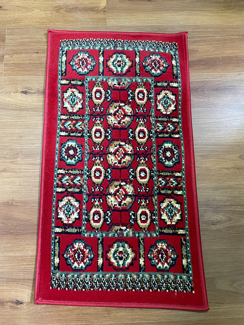 Bajada de cama Dalia Rojo