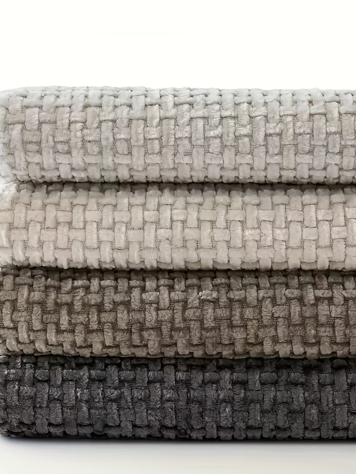 4pcs Bohemian Style Polyester Zipper Cover Pillows - Soft Sherpa Fabric, Neutral Tone, Machine Washable, Ideal for Modern Farmhouse, Bedroom, Living Room Decor, Living Room Decor|Bohemian Style Pillow 2