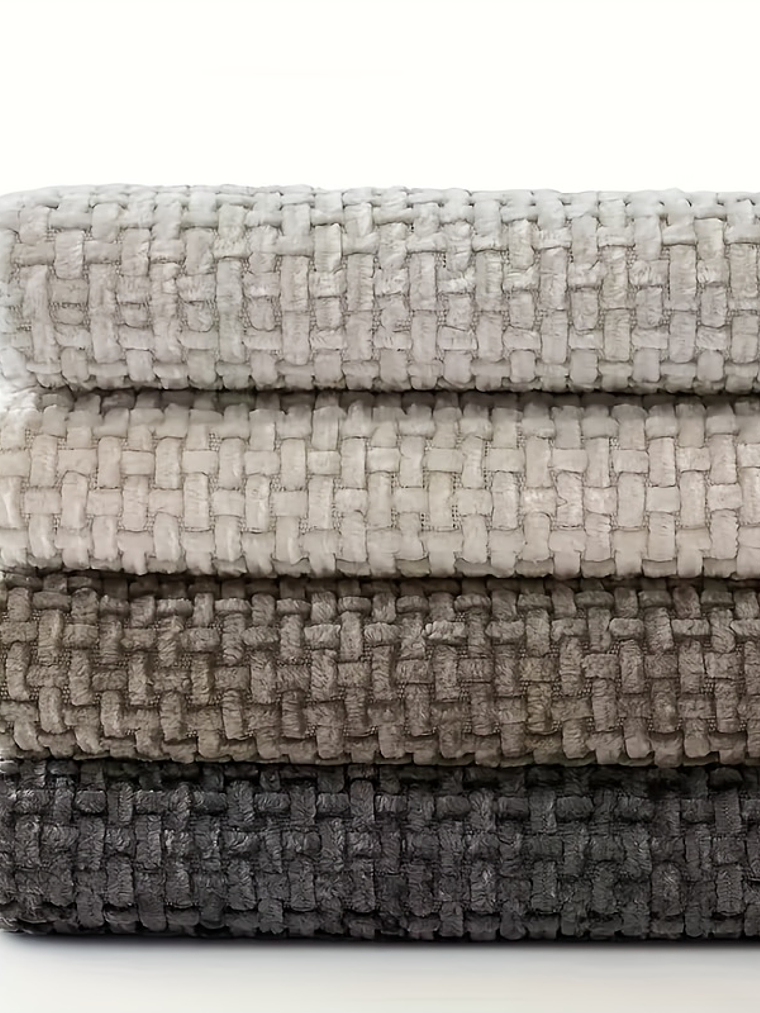 4pcs Bohemian Style Polyester Zipper Cover Pillows - Soft Sherpa Fabric, Neutral Tone, Machine Washable, Ideal for Modern Farmhouse, Bedroom, Living Room Decor, Living Room Decor|Bohemian Style Pillow 2