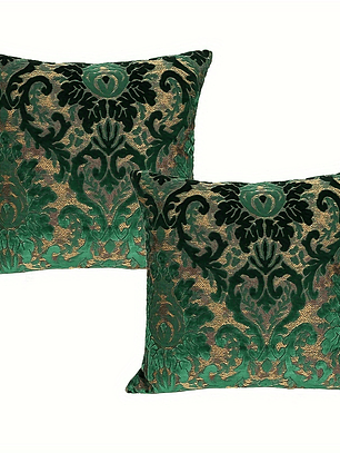Royal Jacquard Vintage Style Velvet Pillows