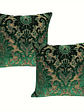 Royal Jacquard Vintage Style Velvet Pillows - thumbnail 1