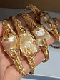  Queendom Open Cuff Bracelet Featuring Natural Freshwater Pearls - thumbnail 2