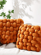 2pcs Knot Pillow Soft Throw Pillow Home Decoration Cushion Square Office Knotted Plush Throw Cushion For Living Room Bedroom Sofa Couch Living Room Decor, 12'' X 13'' - vignette 2
