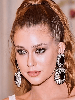 Studded Temperament Square Earrings with High-end Fashion Black Light Luxury Earrings