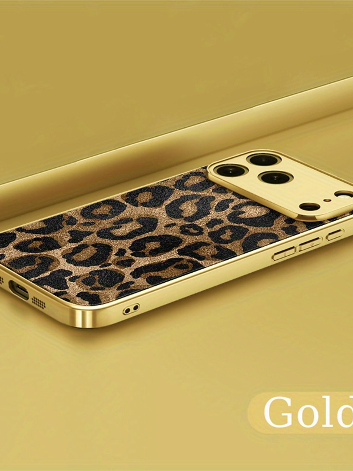 Vibrant Electroplated Tempered Glass Leopard-Pattern Phone Case for Apple for iphone 17, Air 16, Pro Max 15, 14 Plus, 13, 12, 11, Premium Shockproof Protection, Smartphone Case A, Handy Cover 3