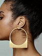 Bold Statement Minimalist Modern Earrings - vignette 2