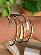 Vintage Boho 6pcs 14K Golden Plated Copper Cuff Bracelet Set - Adjustable & Stackable for Daily Wear & Gift-Giving - vignette 3