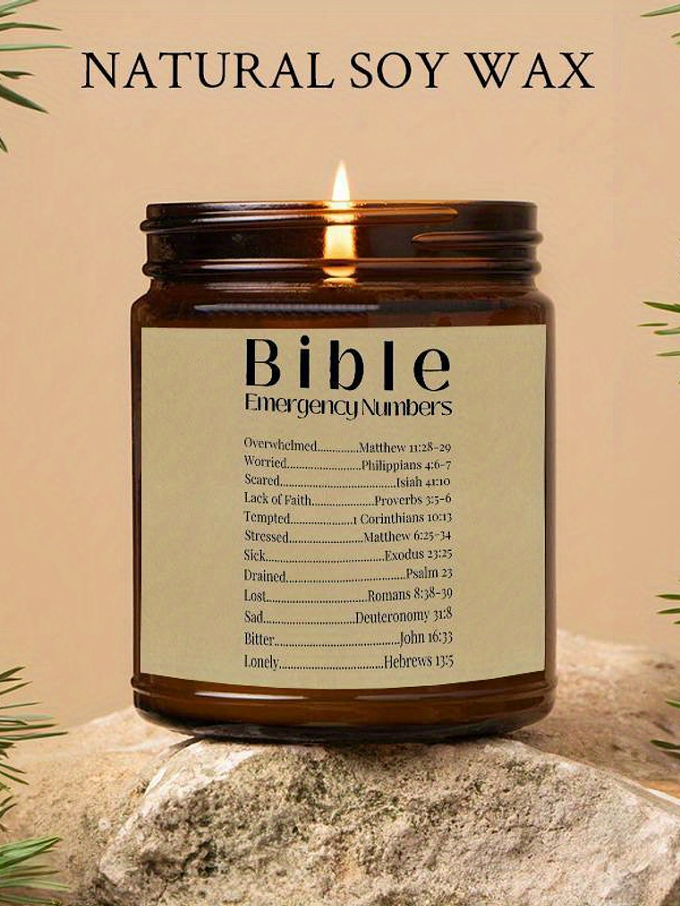 Capture your Heart Candles, Bible Verse Things, Christian Gifts for Men Women Him Her Godmother Godfather Friends Christian on Christmas Birthday Anniversary, Christian Home Decor Decoration, 9