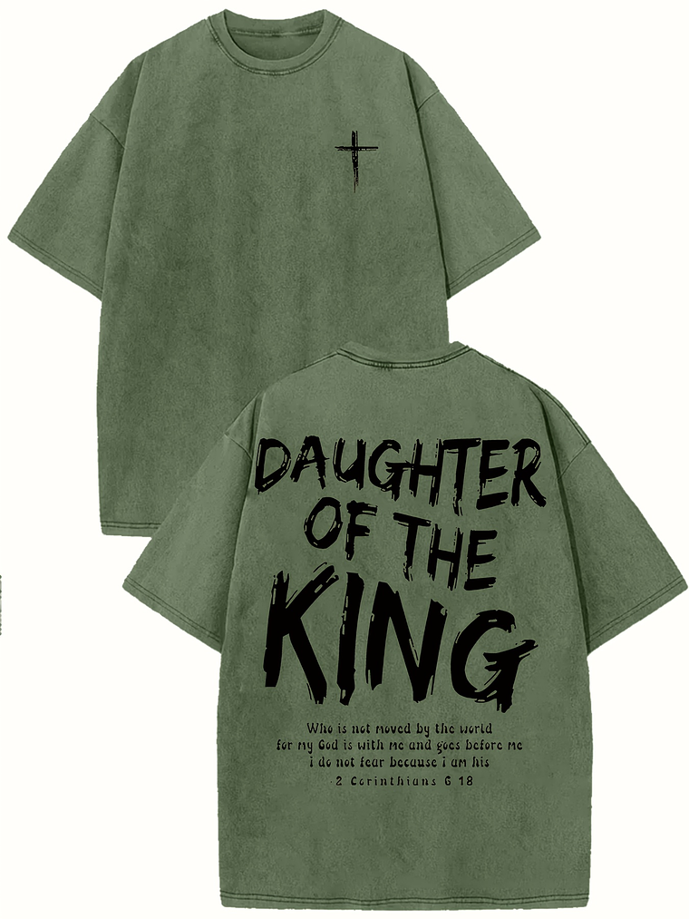Daughter of the KING Cotton T-Shirt  1