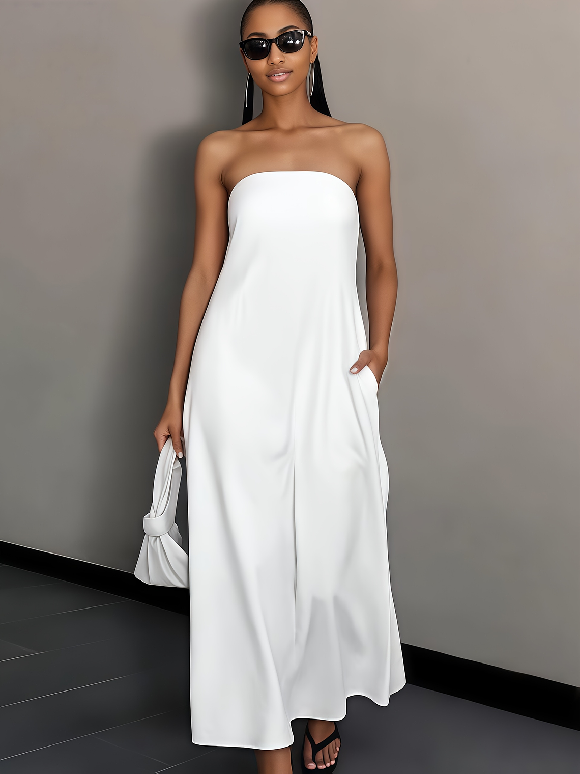 She Floats Linen Wrap Dress 1