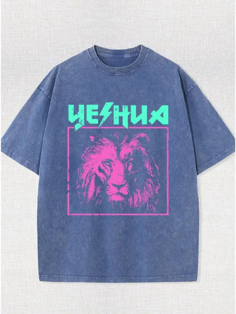 Yeshua Retro Loose Fit Graphic Tee  1