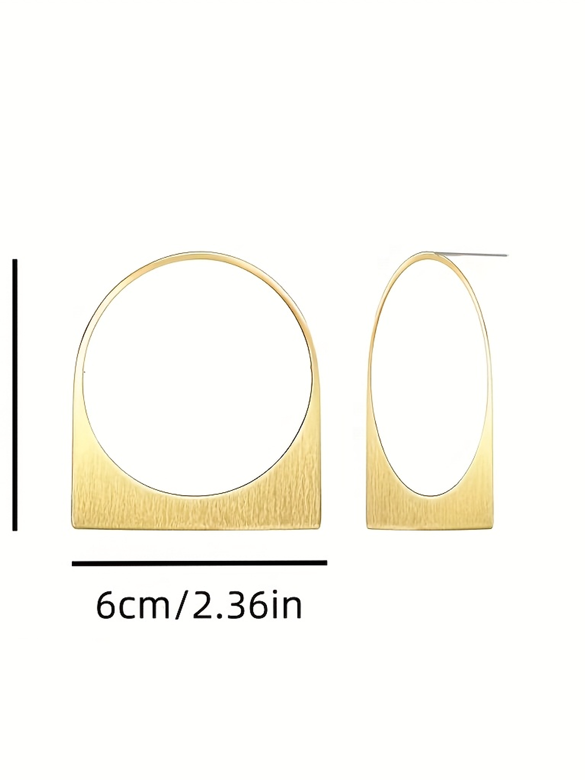 Bold Statement Minimalist Modern Earrings 5