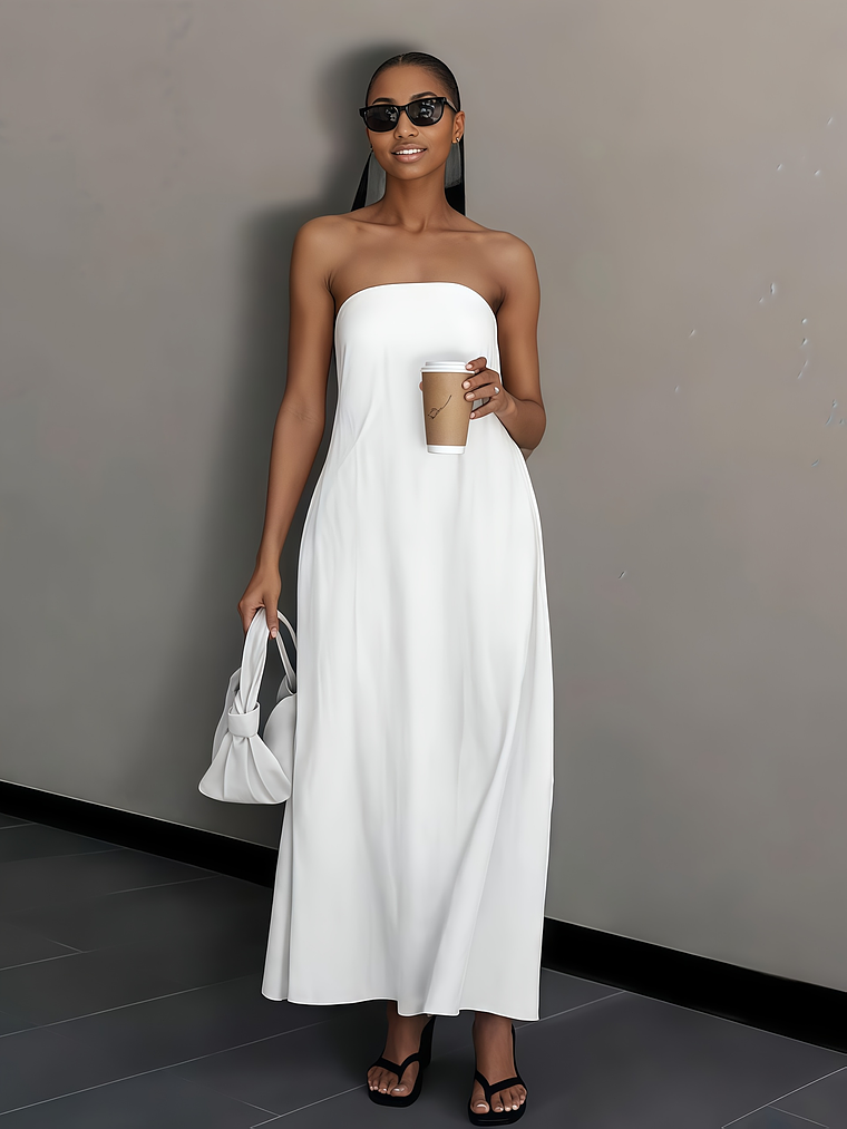 She Floats Linen Wrap Dress 3