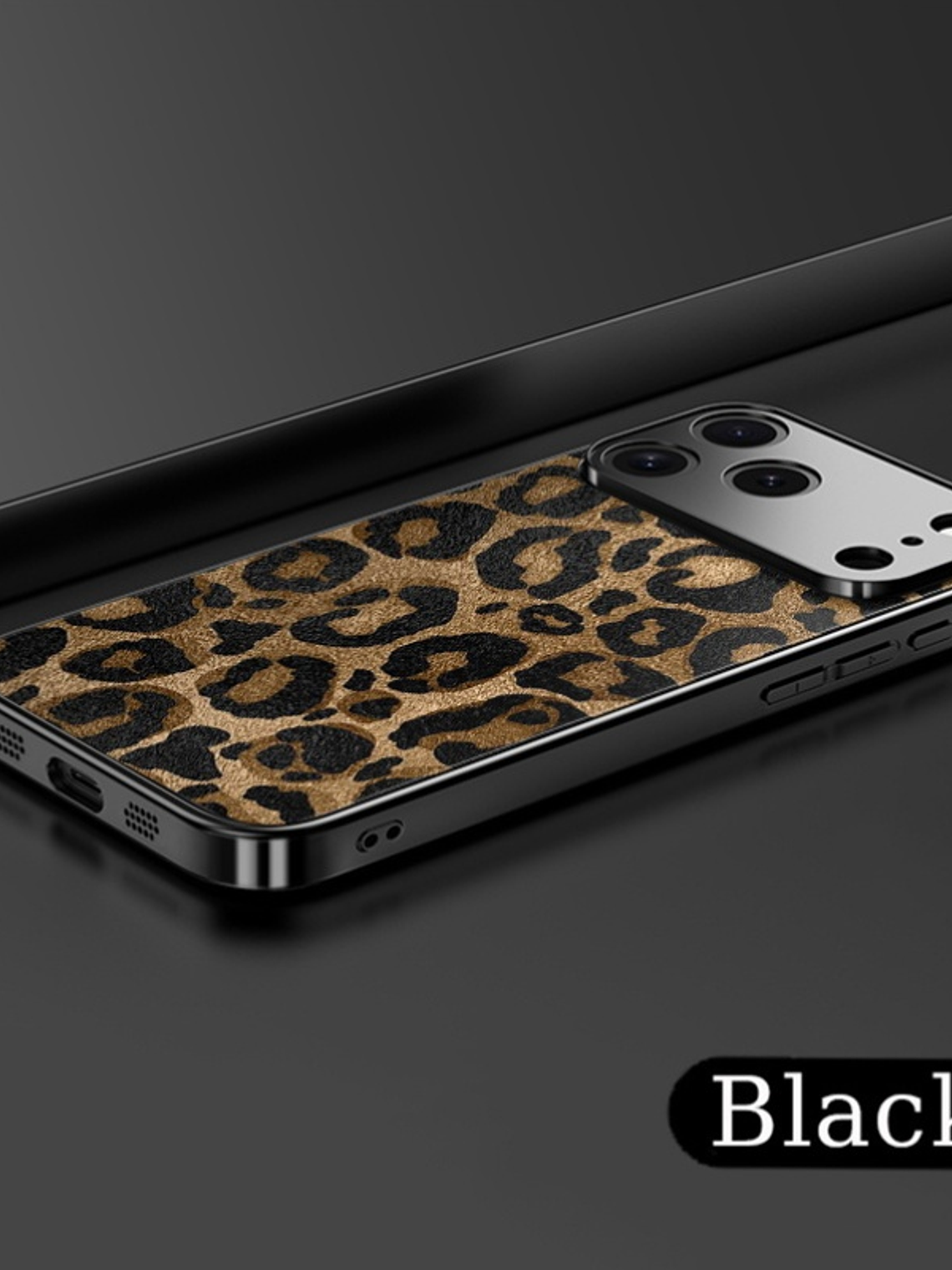 Vibrant Electroplated Tempered Glass Leopard-Pattern Phone Case for Apple for iphone 17, Air 16, Pro Max 15, 14 Plus, 13, 12, 11, Premium Shockproof Protection, Smartphone Case A, Handy Cover 8